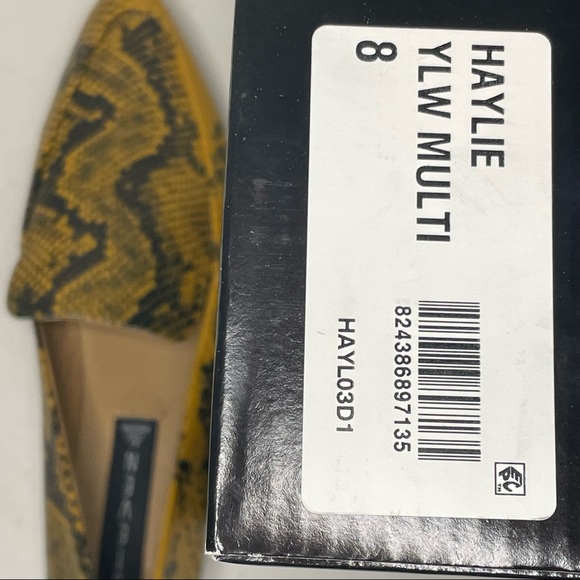 Steven by Steve Madden Haylie snake print pointed toe loafers size 8 and… - Picture 9 of 12